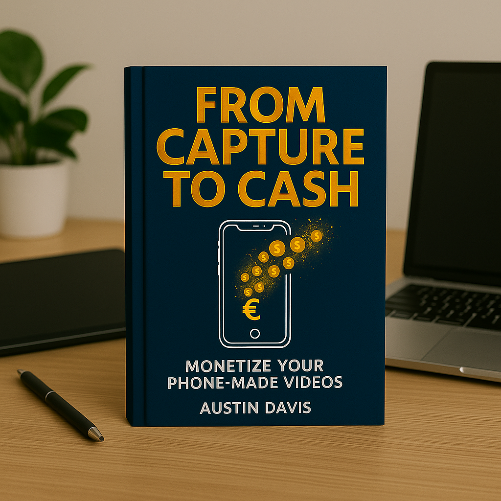 From Capture to Cash eBook displayed on tablet — practical guide to build income from smartphone videos