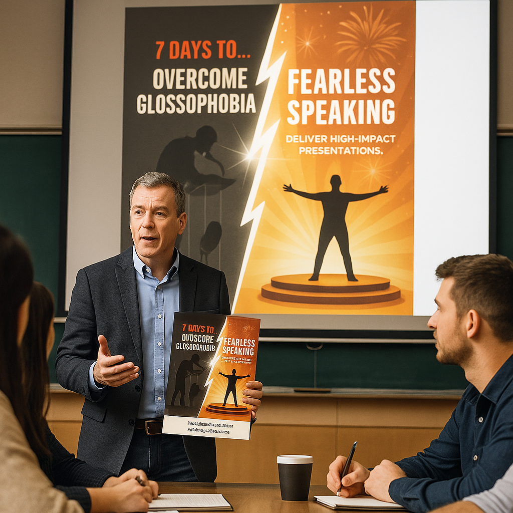 7 Days to Fearless Speaking: Your A-to-Z Roadmap to Conquer the Fear and Master the Stage.