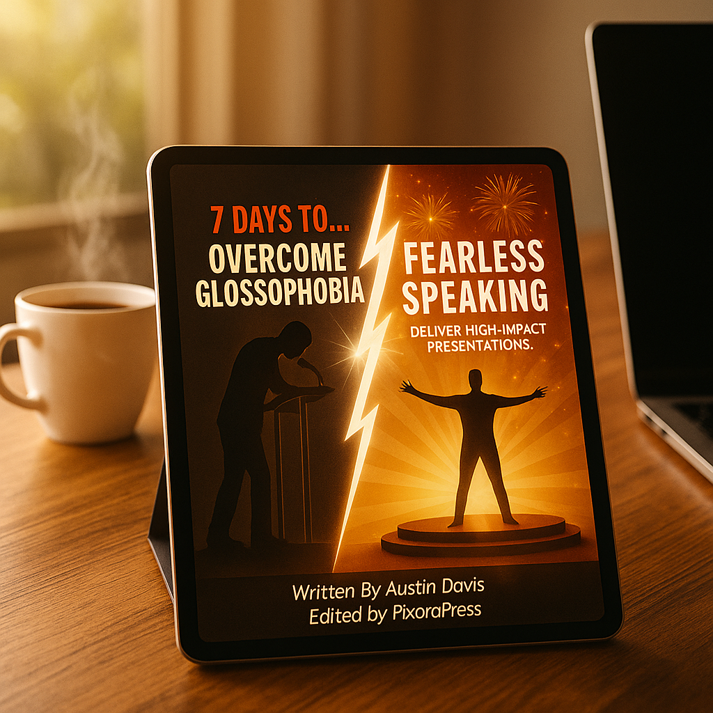 7 Days to Fearless Speaking: Your A-to-Z Roadmap to Conquer the Fear and Master the Stage.