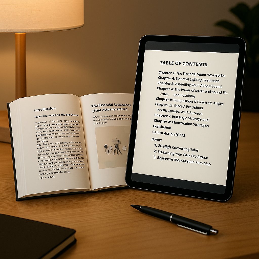 Open From Capture to Cash eBook beside tablet — discover step-by-step methods to monetize your creativity